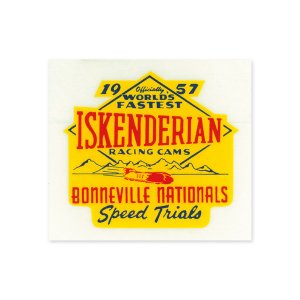 Photo: HOT ROD Sticker 1957 BONNEVILL NATIONALS SPEED TRAIALS