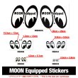 Photo2: MOON Equipped 2 EYES Sticker (3.6in) (2)