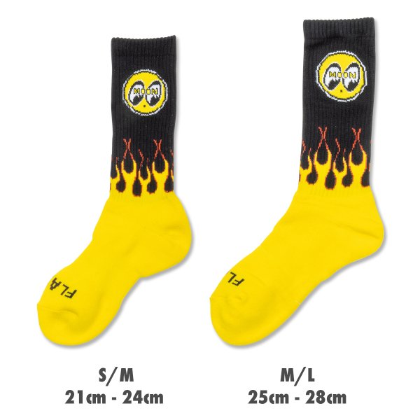 Photo7: Flamin’ MOON Socks (7)