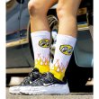 Photo1: Flamin’ MOON Socks (1)