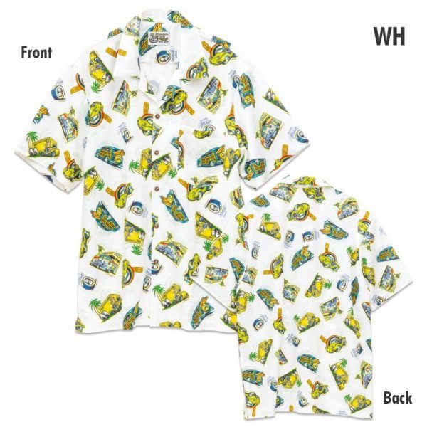 Photo6: MOONEYES 35th Anniv. Limited Aloha Shirt (6)