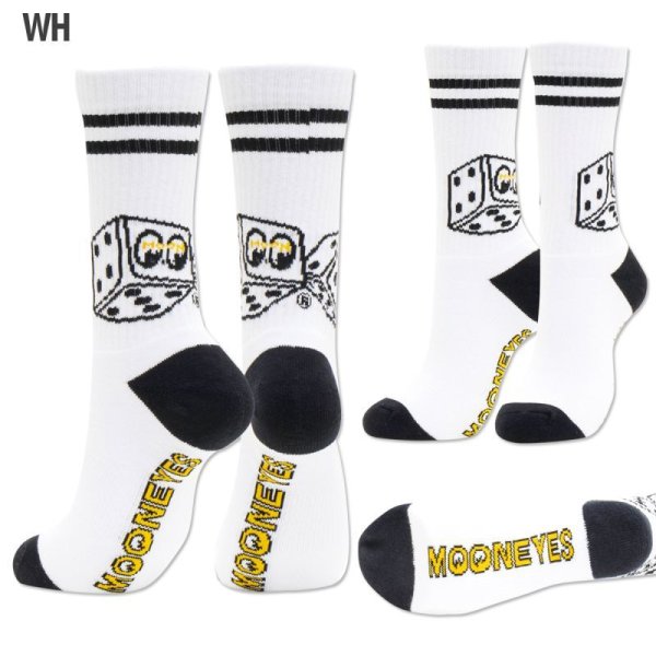 Photo2: MOON Twin Dice Socks (2)