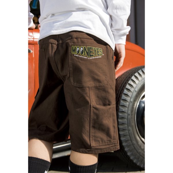 Photo1: MOON Painter Half Pants (1)