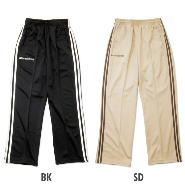 Photo1: MOON Embroidery Track Pants (1)