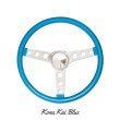 Photo3: MOONEYES ORIGINAL California Metal Flake Steering Wheels 3-Holes 34cm(13.5") (3)