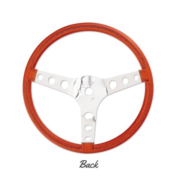 Photo11: MOONEYES ORIGINAL California Metal Flake Steering Wheels 3-Holes 34cm(13.5") (11)