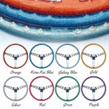 Photo: MOONEYES ORIGINAL California Metal Flake 4-Holes Finger Grip Steering Wheel 38cm (15")