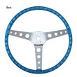 Photo10: MOONEYES ORIGINAL California Metal Flake 4-Holes Finger Grip Steering Wheel 38cm (15") (10)