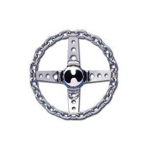 Photo: GRANT Chromed Plated  Chain link 4 Spoke 27cm