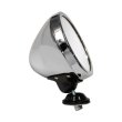 Photo1: Racing Style Mirror Chrome (1)