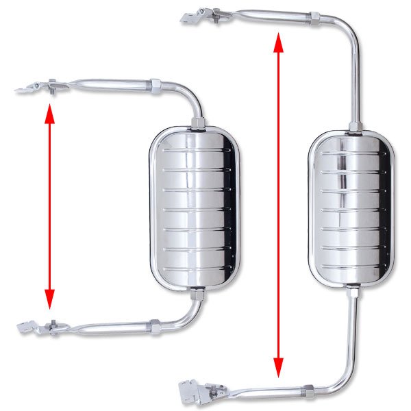 Photo1: Truck Swing Away mirror (1)