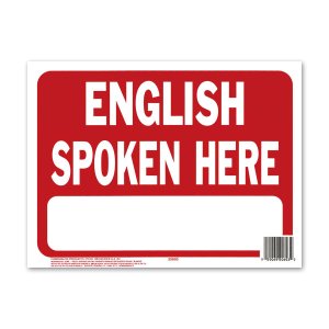 Photo: ENGLISH SPOKEN HERE