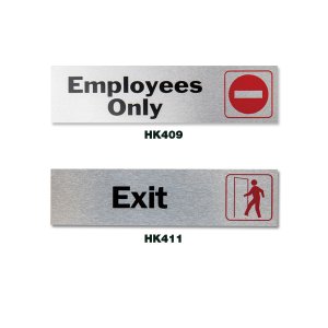 Photo: Metal Sign Plate Sticker
