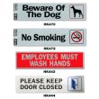Photo1: Metal Message Plate Sticker (1)