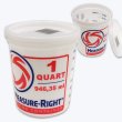 Photo1: 1 QUART Measure Bucket w/Cup (1)