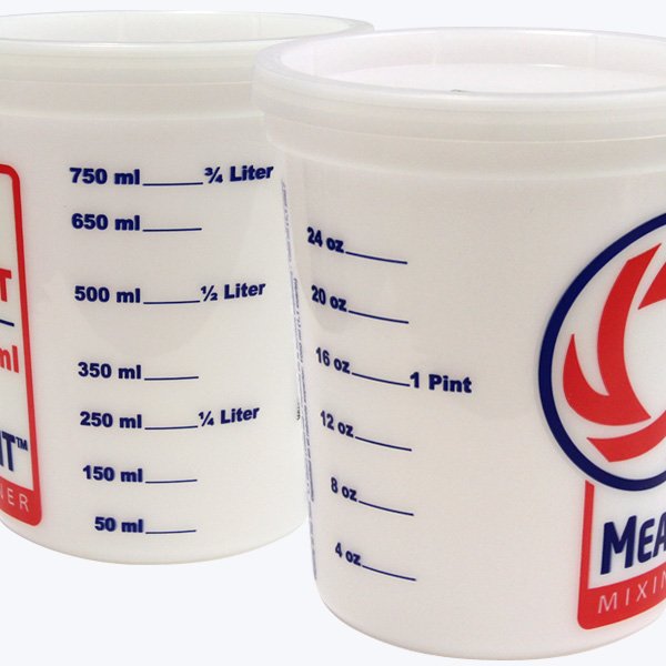 Photo2: 1 QUART Measure Bucket w/Cup (2)