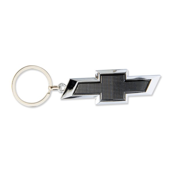Photo2: Chevy Black Logo Key Chain (2)