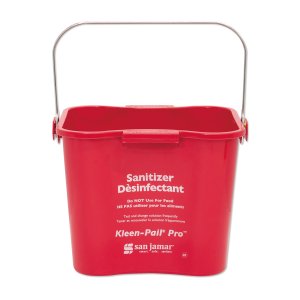 Photo: San Jamar Kleen Pail Sanitizer Bucket 6 Quarts