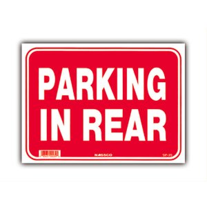 Photo: PARKING IN REAR
