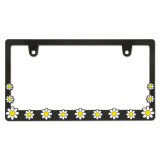 Photo: Raised Daisy License Plate Frame