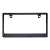 Photo: Raised Diamond Plate License Plate Frame