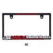 Photo2: Raised USCV Logo License Plate Frame for JPN size (2)