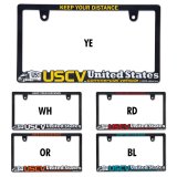 Photo: Raised USCV Logo License Plate Frame for JPN size