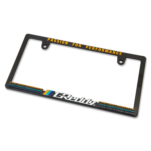 Photo2: Raised TRUST GReddy Logo License Plate Frame JPN size (2)