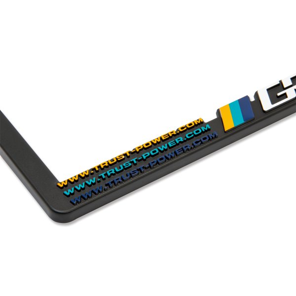 Photo4: Raised TRUST GReddy Logo License Plate Frame JPN size (4)