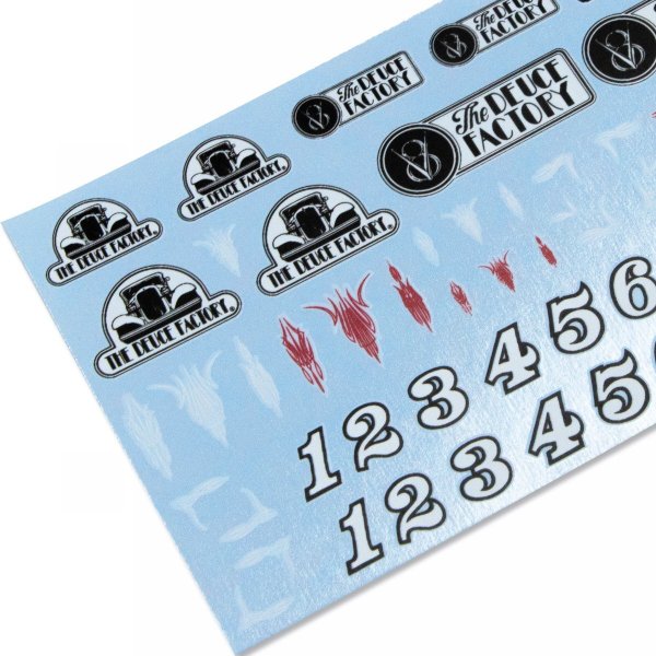 Photo4: 1/64 Diecast Car Decals Deuce Factory Assort (4)