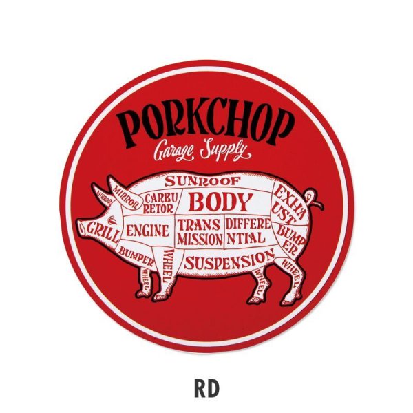 Photo5: PORKCHOP Circle Sticker (5)