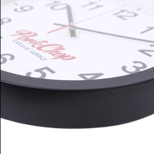 Photo4: PORKCHOP Script Logo Wall Clock (4)