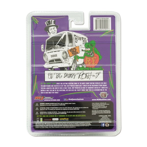 Photo3: 1/64 M2 Machines x Ed Big Daddy Roth Van (3)