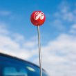 Photo1: Red MOON Antenna Ball (Squeeze Type) (1)