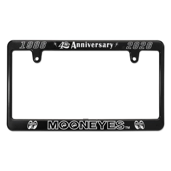Photo2: Standard MOONEYES 40th Anniv License Plate Frame【MG058】 (2)