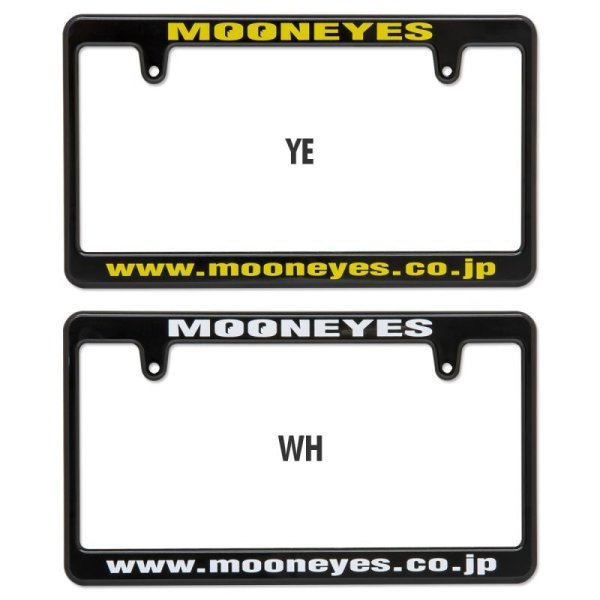 Photo3: Standard MOONEYES License Plate Frame Black 【MG058】 (3)