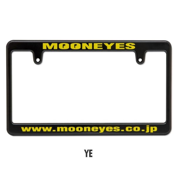 Photo4: Standard MOONEYES License Plate Frame Black 【MG058】 (4)