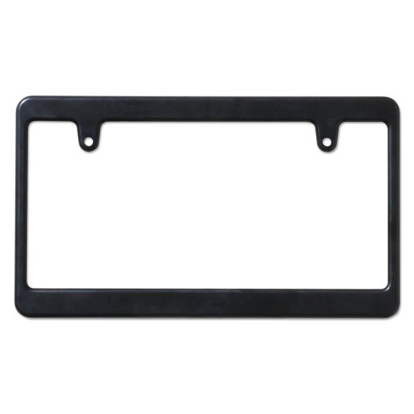 Photo2: Std. License Plate Frame Black Plain 【MG058】 (2)