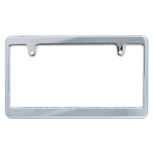 Photo2: Std. License Plate Frame Chrome Plain 【MG058】 (2)