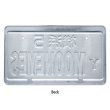Photo4: Std. License Plate Frame Chrome Plain 【MG058】 (4)