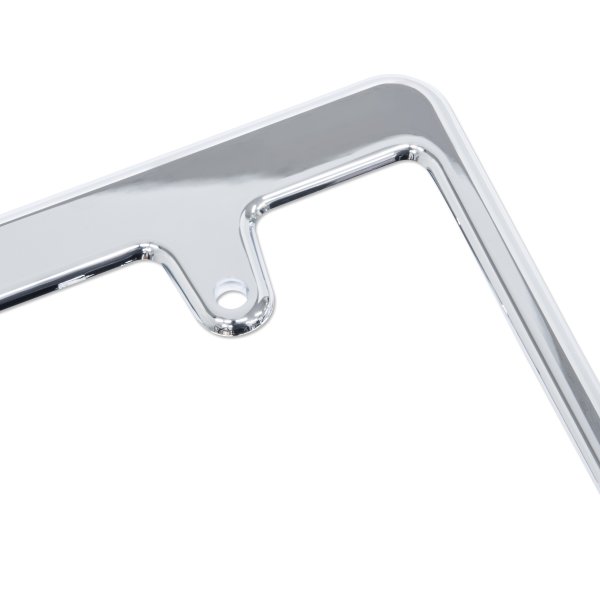 Photo5: Std. License Plate Frame Chrome Plain 【MG058】 (5)