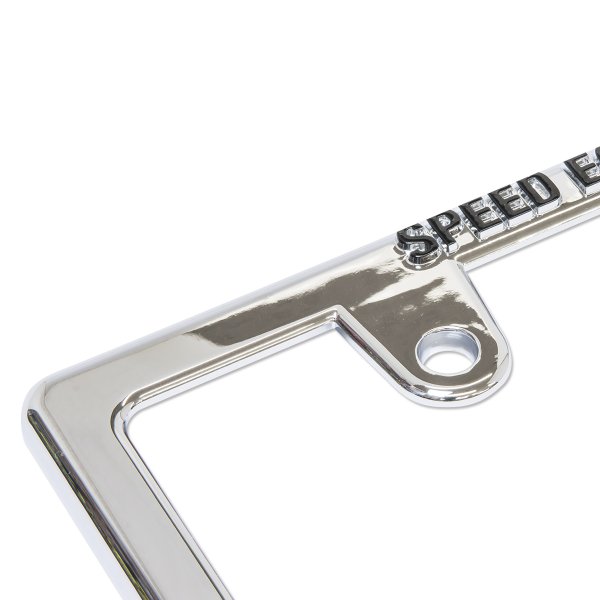 Photo5: Raised MOONEYES Logo Chrome License Plate Frame for JPN size (5)