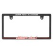 Photo2: Raised MOONEYES Area-1 Logo Skinny License Plate Frame JPN size (2)
