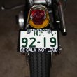 Photo2: Original Custom License Plate Frame Black for Motorcycle (2)