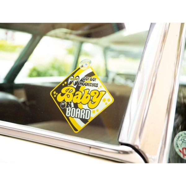 Photo1: Mooneyes Baby On Board Sign (1)