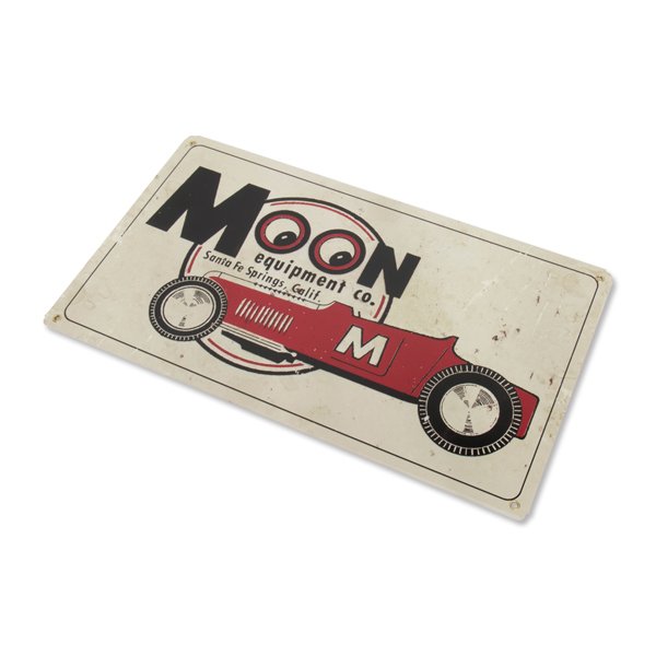 Photo2: MOON Roadster Metal Sign (2)