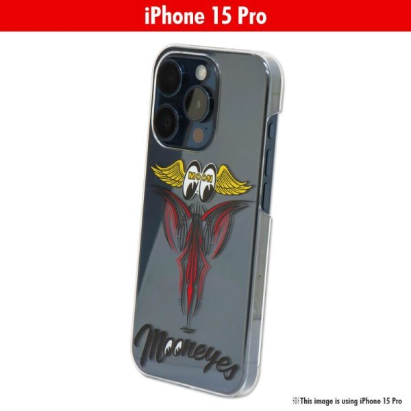 Photo2: MOONEYES Fly With Pinstripe iPhone 15 Pro Hard Case (2)