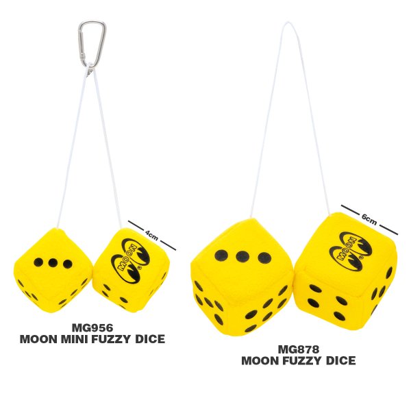 Photo15: MOON Mini Fuzzy Dice (15)