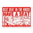 Photo2: Message Plate Have a Seat (2)