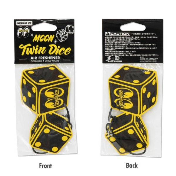 Photo4: MOON Twin Dice Air Freshener (4)